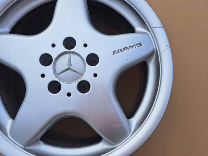 1x Alufelge 17 Zoll 7.5" 5x112 37ET A1704011102 Mercedes-Benz Slk R170 Rim Wheel FEL3650952524jz