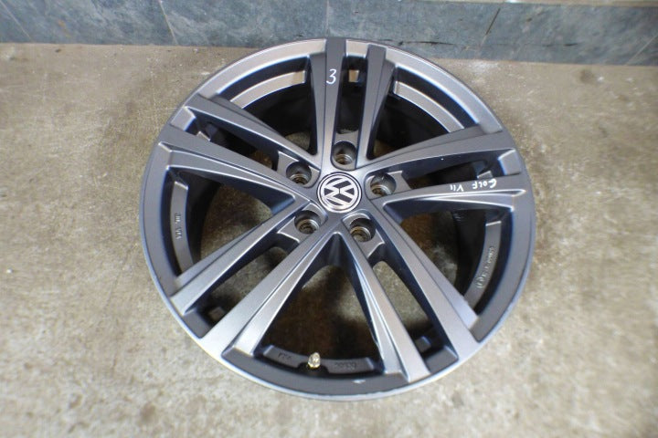 1x Alufelge 17 Zoll KBA50930 VW Golf Vii Rim Wheel FEL6780436954ul