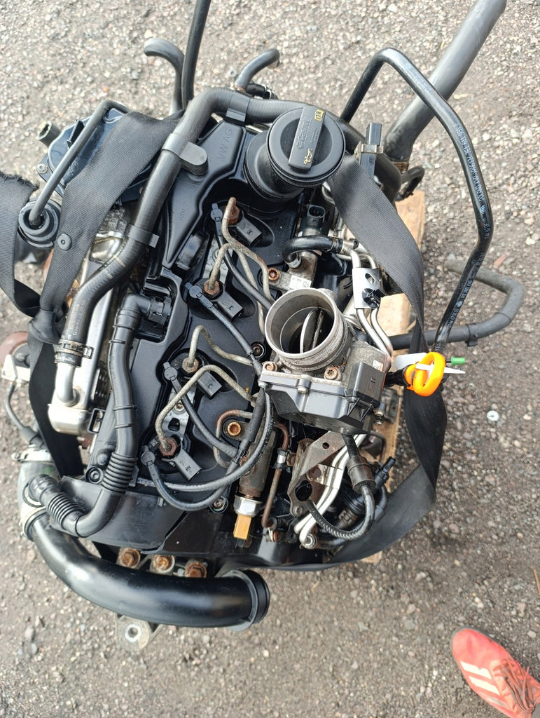 Motor VW T5 CAAC CCHA 2.0 TDI 140PS 103kW 134TKm Diesel Engine Komplett