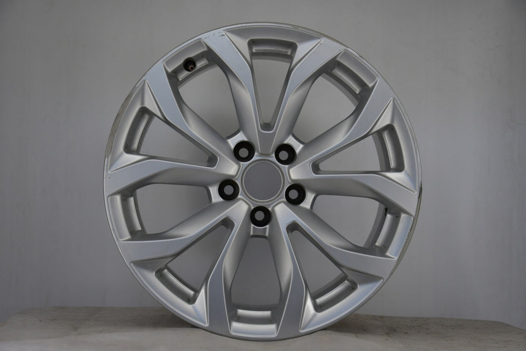 1x Alufelge 18 Zoll 8.0" 5x112 39ET Glanz Silber 4G0601025 Audi Rim Wheel