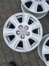 Laden Sie das Bild in den Galerie-Viewer, 4x Alufelge 16 Zoll 6.5&quot; 5x112 33ET Glanz Silber 8U0601025 Audi Rim Wheel