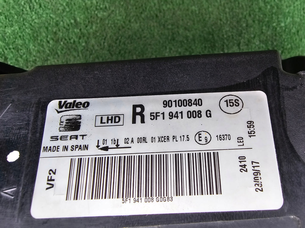 Frontscheinwerfer Seat Leon 5f1 5F1941008G Full LED Rechts Headlight