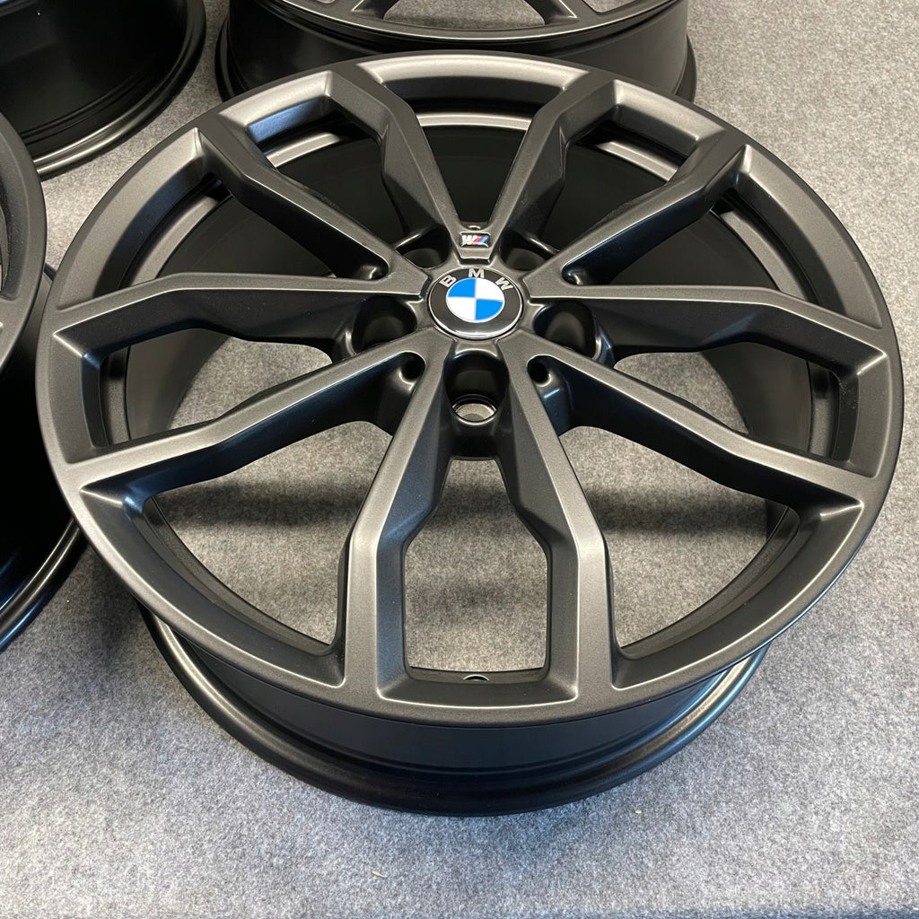 4x Alufelge 18 Zoll 6.5" 5x112 41ET Glanz Grau 6877550 BMW F39 X1 F48 Rim Wheel FEL1588261875gj