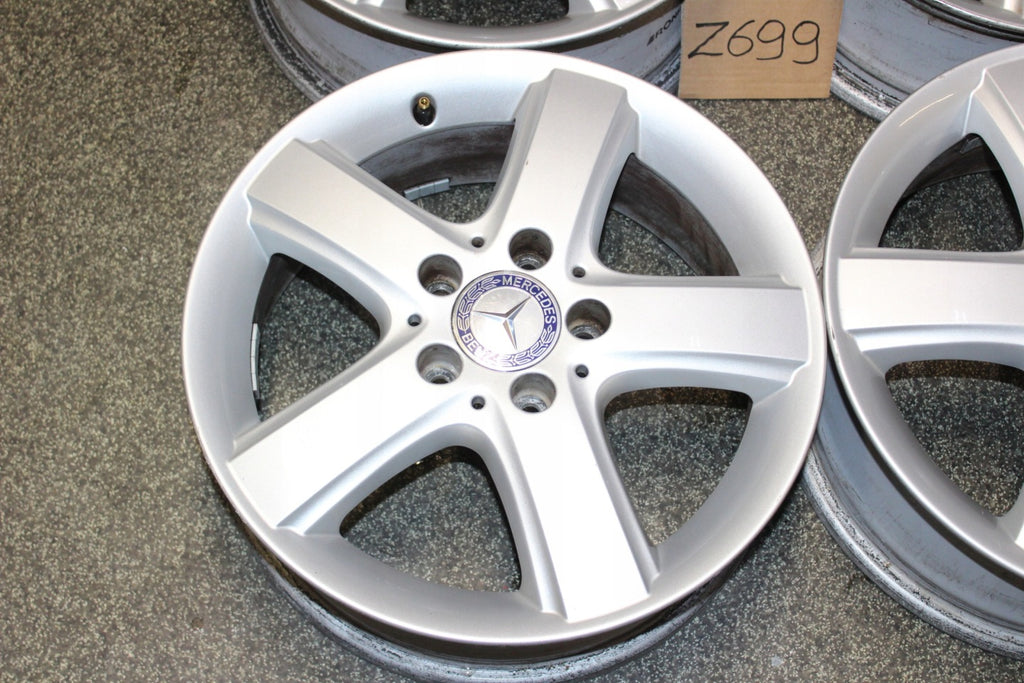 4x Alufelge 16 Zoll 6.0" 5x112 46ET A1694010302 Mercedes-Benz Rim Wheel FEL6904174674gi