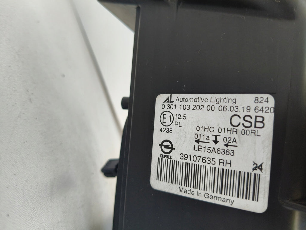 Frontscheinwerfer Opel Zafira C 39017635 LED Rechts Scheinwerfer Headlight