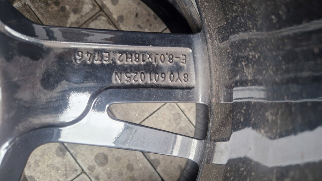 1x Alufelge 18 Zoll 8.0" 5x112 46ET Glanz Silber 8Y0601025N Audi Mg Rim Wheel FEL5091513219tn
