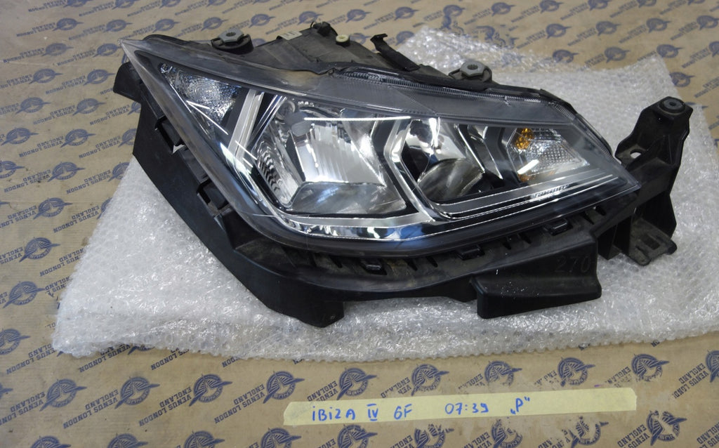 Frontscheinwerfer Seat Ibiza IV 6F1941006B Halogen Rechts Scheinwerfer Headlight