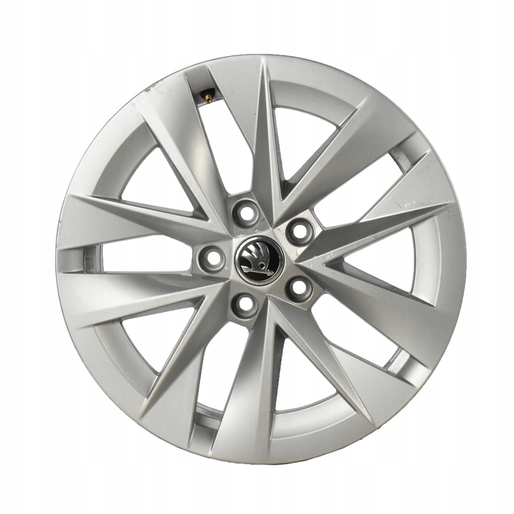 1x Alufelge 17 Zoll 7.0" 5x112 46ET Glanz Silber 5E3601025E Skoda Octavia Iv FEL3572013814gd