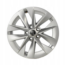 Load image into Gallery viewer, 1x Alufelge 17 Zoll 7.0" 5x112 46ET Glanz Silber 5E3601025E Skoda Octavia Iv FEL3572013814gd