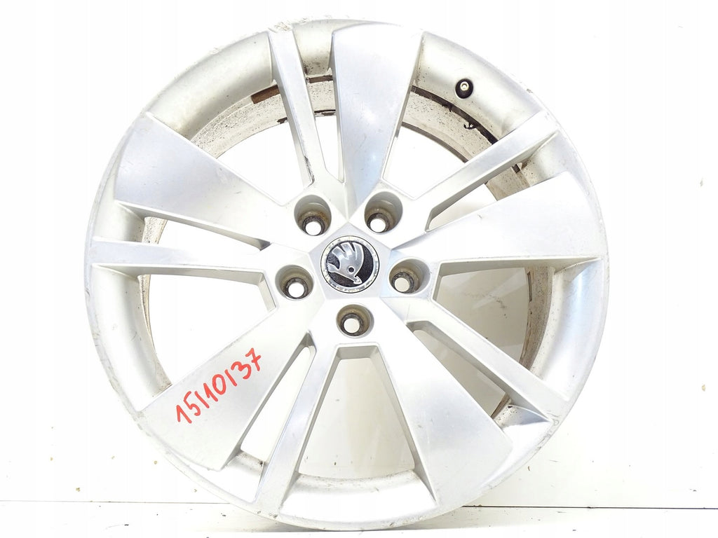 1x Alufelge 18 Zoll 8.0" 5x112 3V0601025AE Skoda Superb Iii Rim Wheel FEL9980619342hi