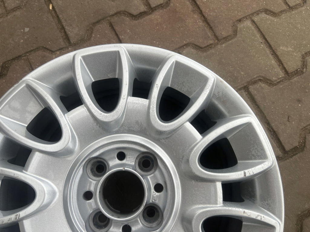 1x Alufelge 15 Zoll 6.0" 4x98 35ET Glanz Silber 50901666 Fiat 500 Rim Wheel