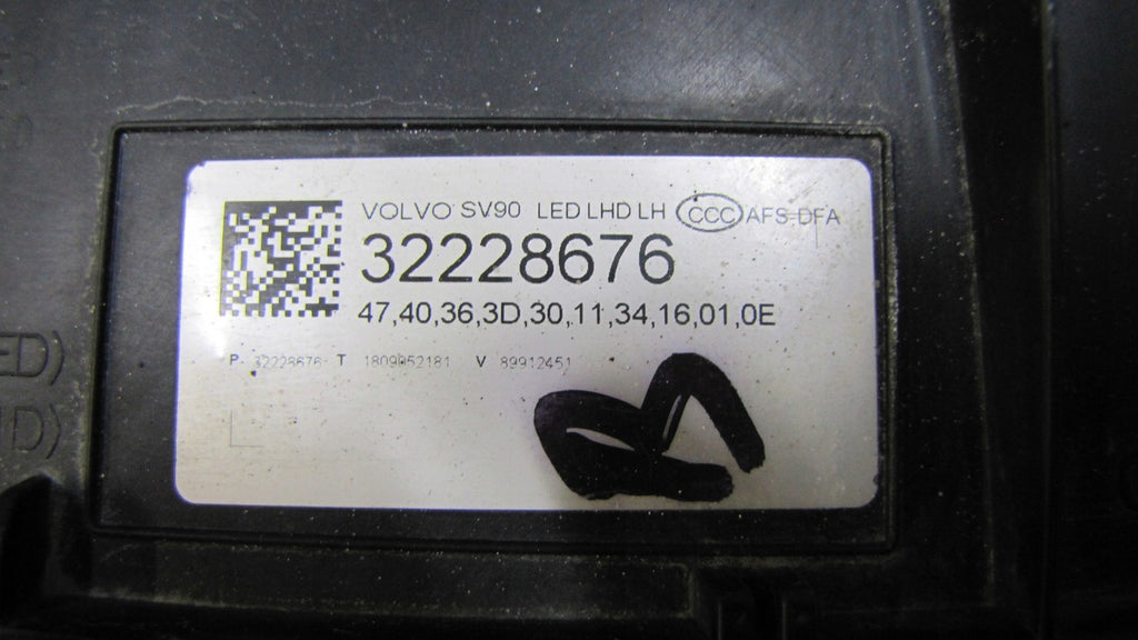 Frontscheinwerfer Volvo S90 V90 32228676 LED Links Scheinwerfer Headlight SCH5931660687rt