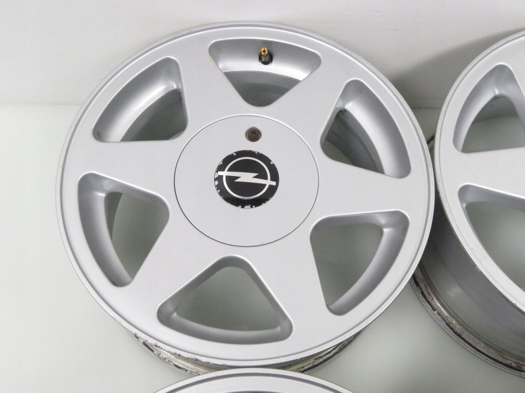 4x Alufelge 15 Zoll 7.0" 5x110 33ET Glanz Silber KBA42428 Opel Vectra Rim Wheel FEL7226772346am