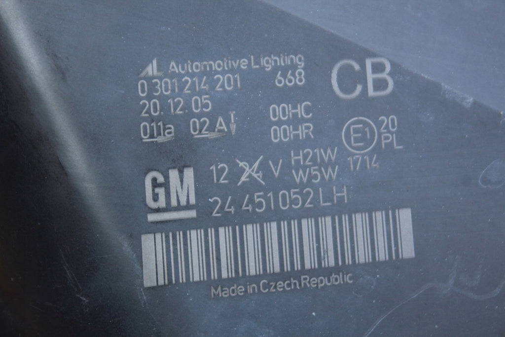 Frontscheinwerfer Opel Zafira B 24451052LH Links Scheinwerfer Headlight