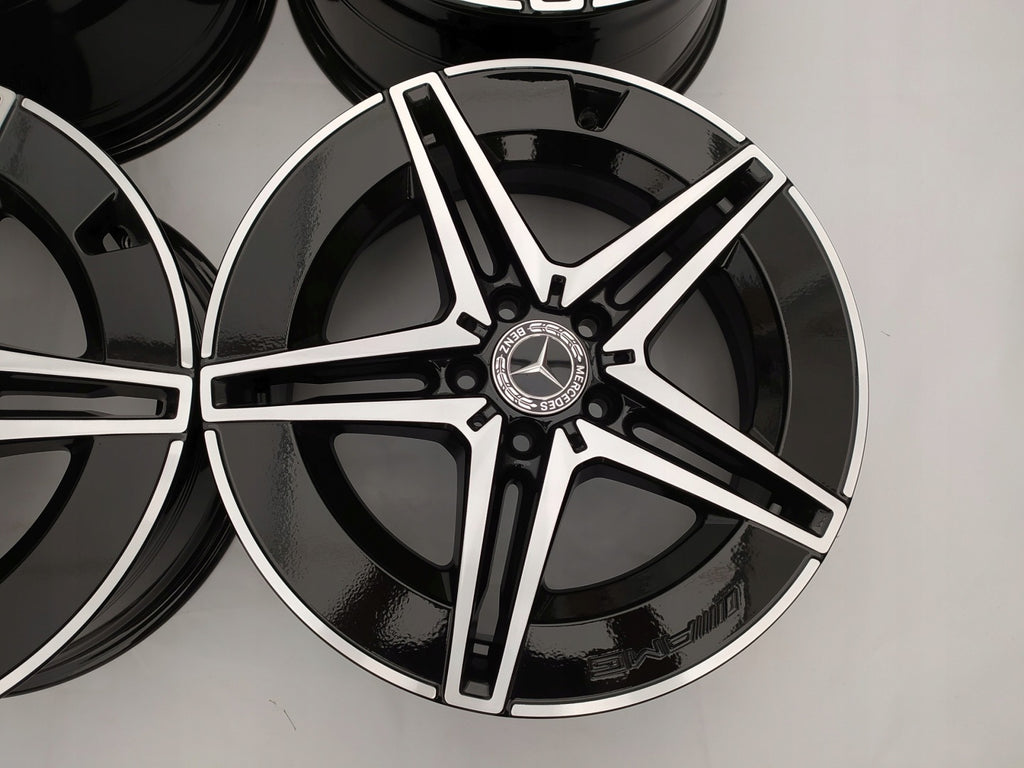 4x Alufelge 18 Zoll 7.5" 5x112 40ET Glanz Schwarz A2064011700 Mercedes-Benz W206 FEL3615944508xt