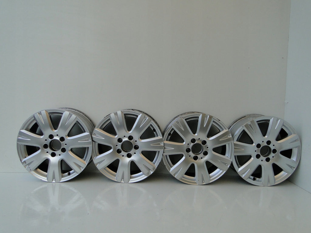 4x Alufelge 16 Zoll 7.0" 5x112 49ET Silber A2044012602 Mercedes-Benz Rim Wheel