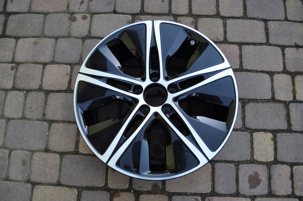 1x Alufelge 18 Zoll 7.5" 5x112 44ET Glanz Schwarz A2054018200 Mercedes-Benz