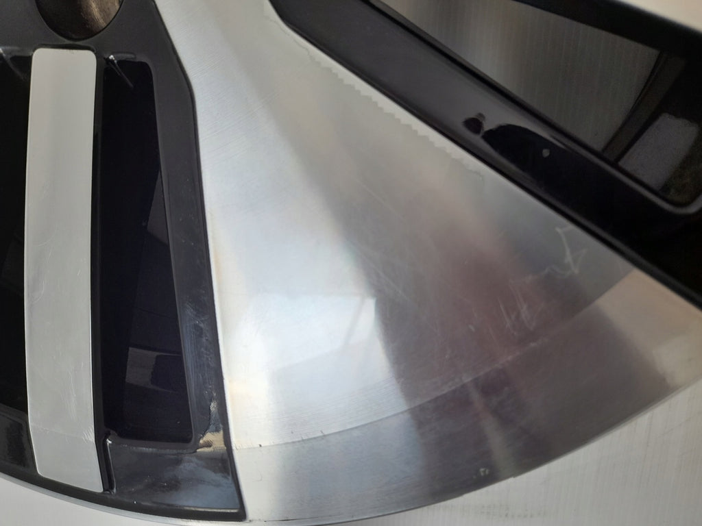 1x Alufelge 16 Zoll 6.5" 5x112 46ET Glanz Schwarz 5GE601025 VW I Rim Wheel FEL3564006801am