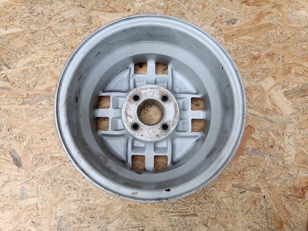 1x Alufelge 13 Zoll 6.0" 4x100 30ET Silber Opel Manta B Rim Wheel FEL3794535596sz