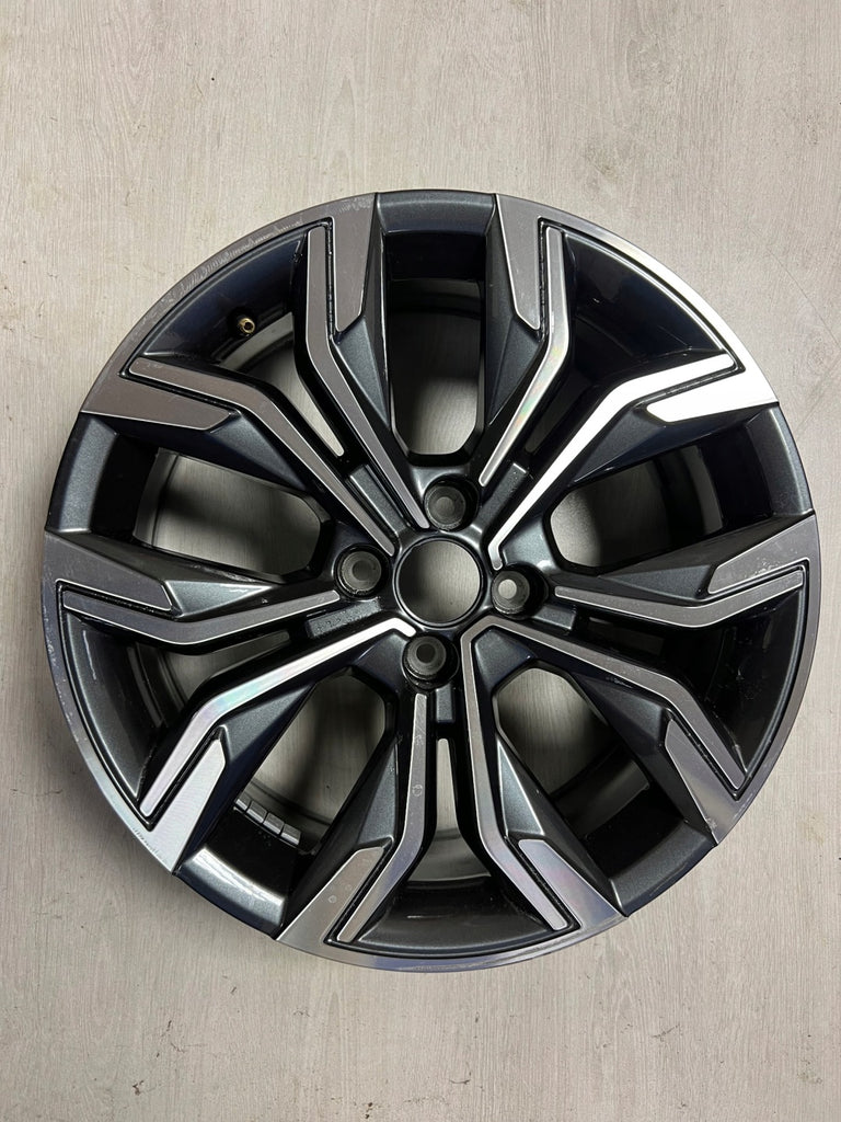 1x Alufelge 17 Zoll 7.0" 4x100 37ET Glanz Graphit 403008911R Mg Clio I V FEL5244548925ui