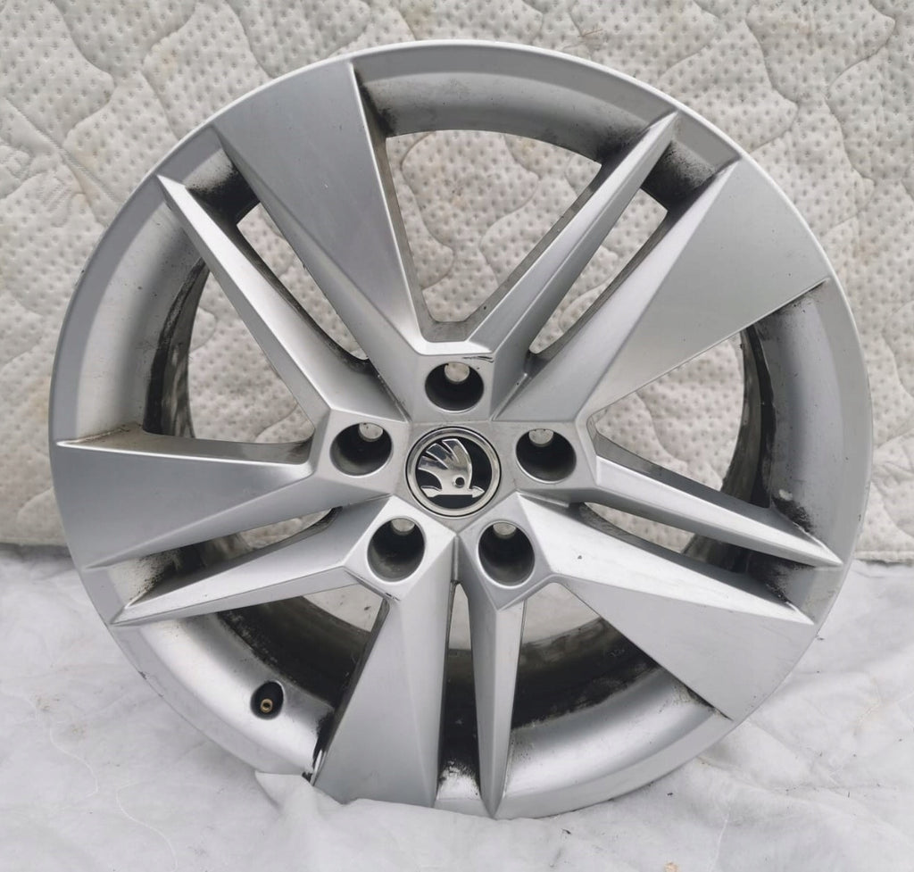 1x Alufelge 17 Zoll 6.5" 5x112 41ET 3V0601025 Skoda Superb Octavia Rim Wheel FEL7235055323rt