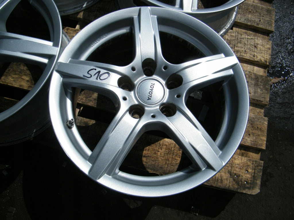 4x Alufelge 16 Zoll 6.5" 5x114.3 39ET Toyota Corolla Avensis Rav 4 I Rim Wheel FEL4984646794op