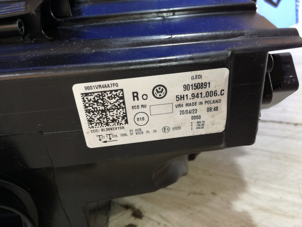 Frontscheinwerfer VW Golf VIII 90150891 Full LED Rechts Scheinwerfer Headlight SCH6141002517dq