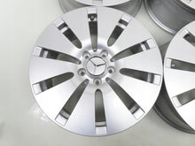 Laden Sie das Bild in den Galerie-Viewer, 4x Alufelge 17 Zoll 7.0" 5x112 48 5ET Silber A2054012100 Mercedes-Benz W205 W204 FEL3574033558jo