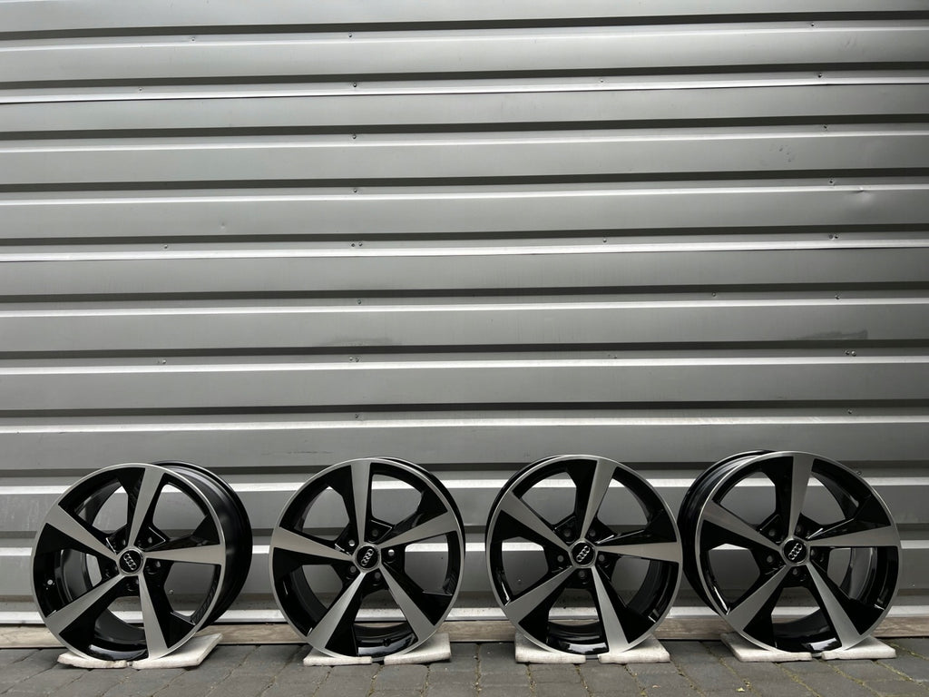 4x Alufelge 18 Zoll 8.0" 5x112 46ET Glanz Silber 8Y0601025J Audi Rim Wheel FEL7680903681kv