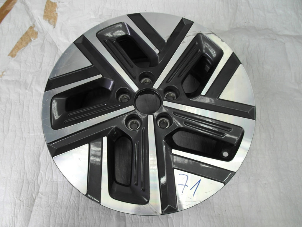 1x Alufelge 17 Zoll 7.0" 5x114.3 50ET Glanz Schwarz 52910-DD100 Hyundai Kona Mg FEL5218389739oe