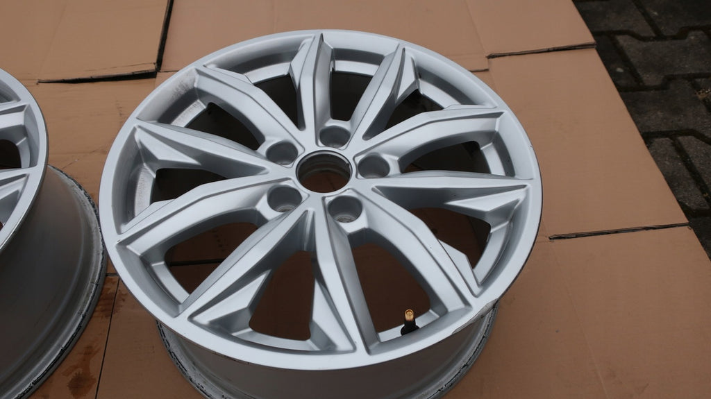 1x Alufelge 17 Zoll 7.0" 5x112 34ET Glanz Silber 80A601025 Audi Rim Wheel