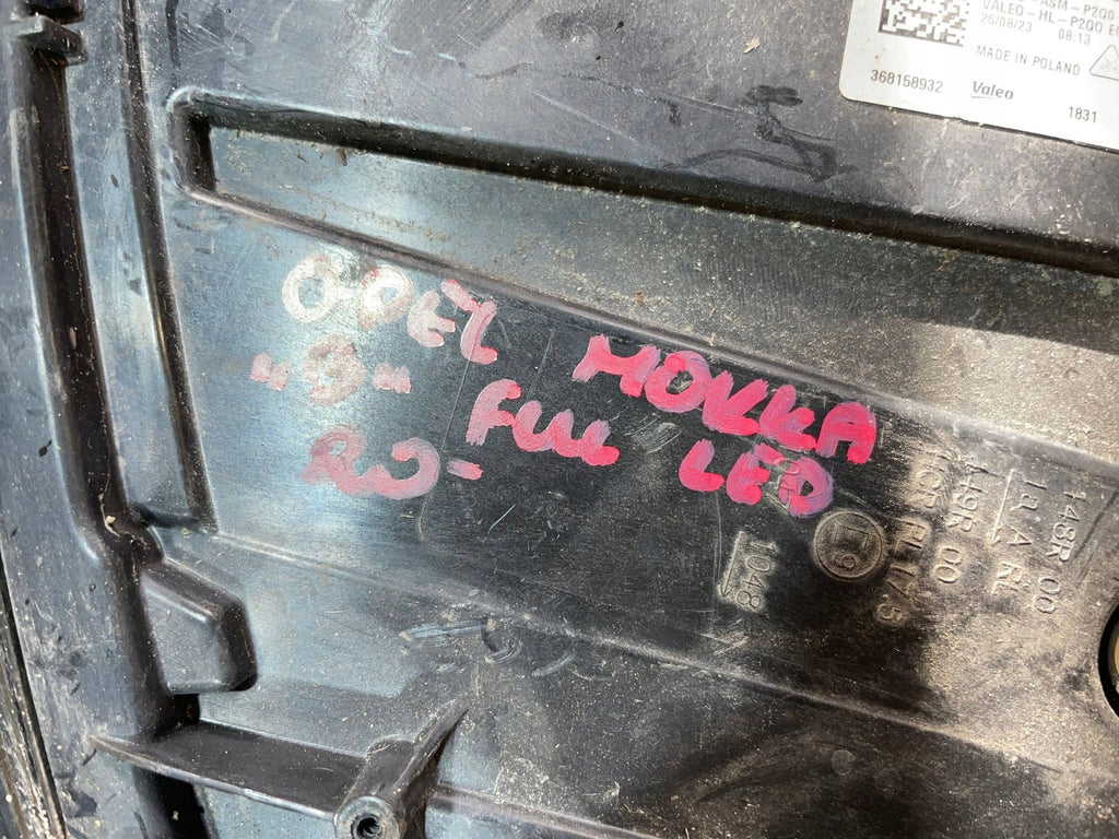 Frontscheinwerfer Opel Mokka 9834008280 S2510F072 Full LED Links Headlight SCH3601909360ev