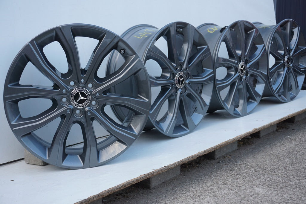 4x Alufelge 19 Zoll 8.0" 5x112 56ET Glanz Graphit A1664011500 Mercedes-Benz W166 FEL7367203493uw