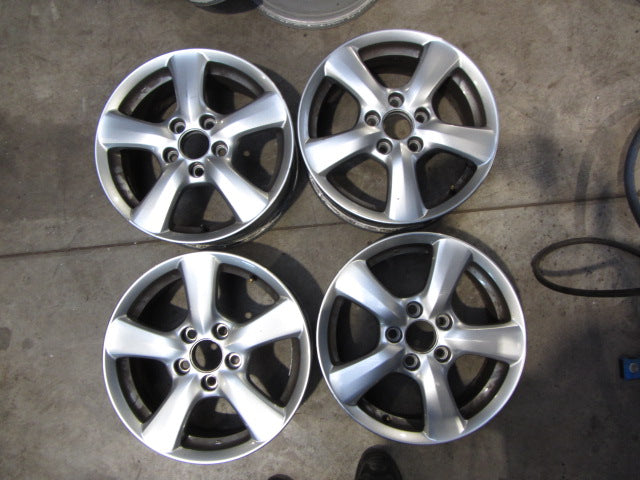4x Alufelge 16 Zoll 6.5" 5x114.3 50ET Honda Rim Wheel FEL6642102716gr