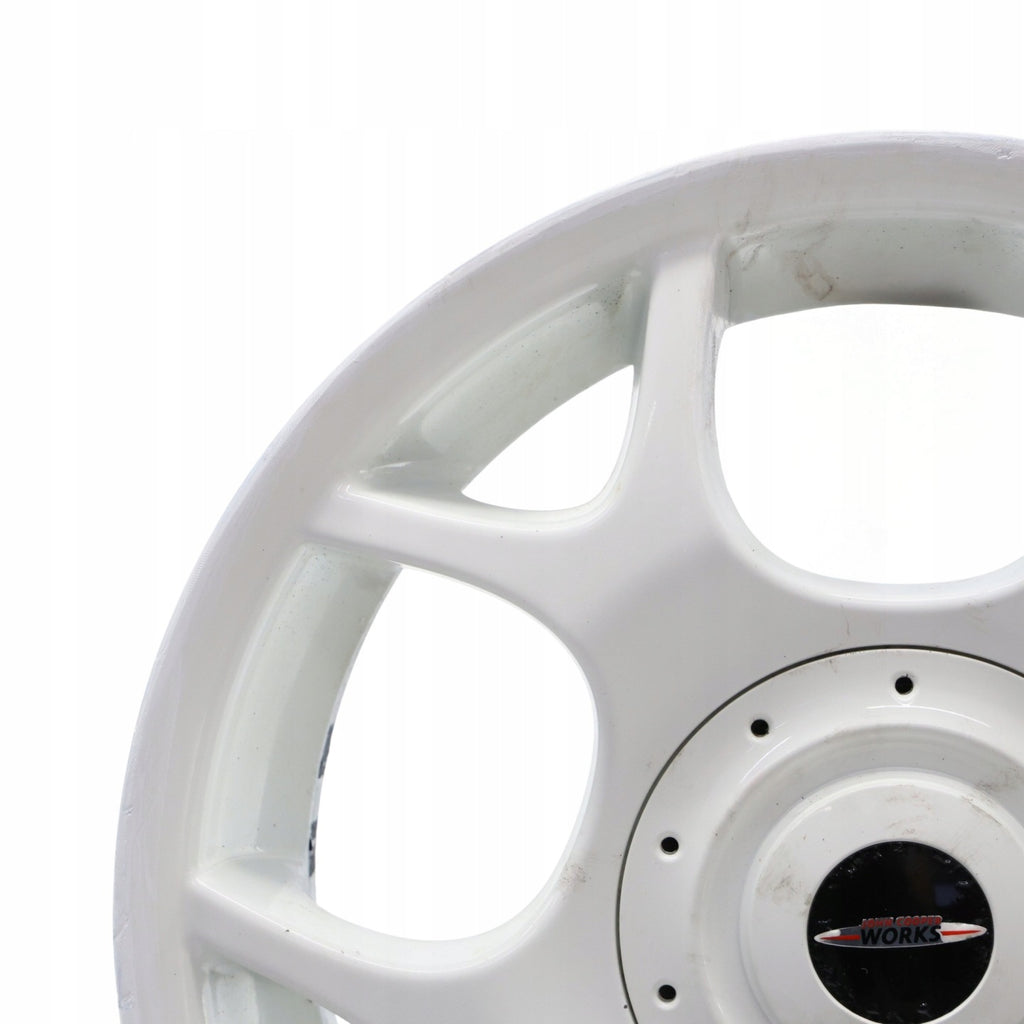 1x Alufelge 16 Zoll 6.5" 4x100 48ET Glanz Weiß 1512351 Mini R52 R50 R53 FEL1401119901qa