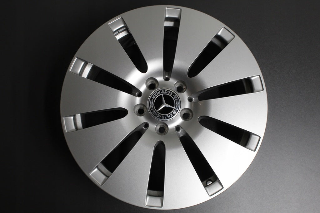 4x Alufelge 17 Zoll 8.0" 5x112 54ET Glanz Silber A2054013800 Mercedes-Benz W205 FEL2605949180ra