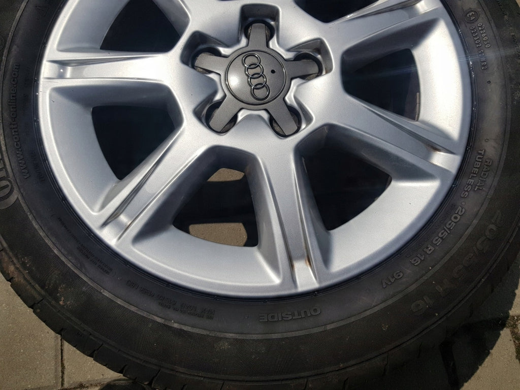 1x Alufelge 16 Zoll 6.5" 5x112 50ET Glanz Silber 8P0601025 Audi A3 Rim Wheel