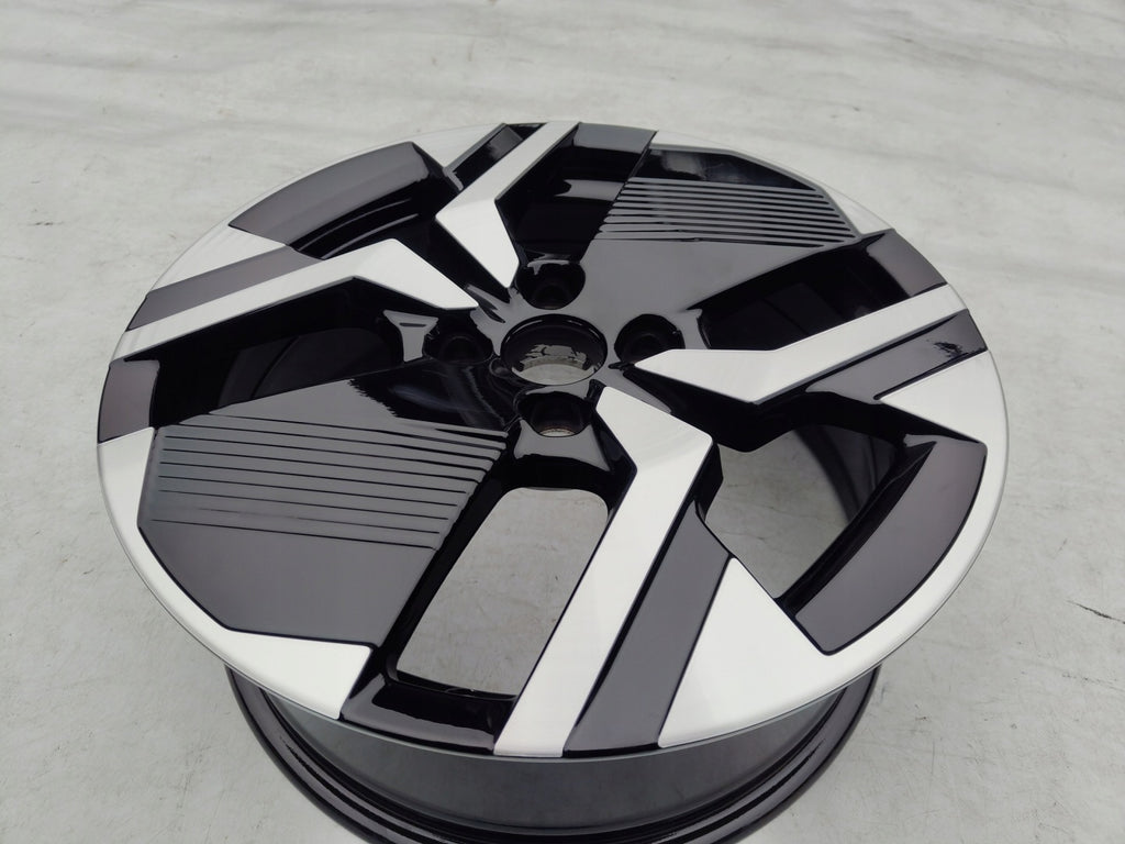 1x Alufelge 17 Zoll 6.5" 4x108 32ET Glanz Schwarz 9849269080 Peugeot 2008 Ii FEL5176354254hs