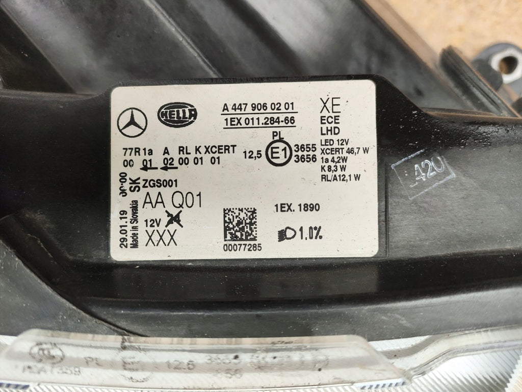 Frontscheinwerfer Mercedes-Benz Vito W447 A4479060201 LED Rechts Headlight SCH8703749924bj