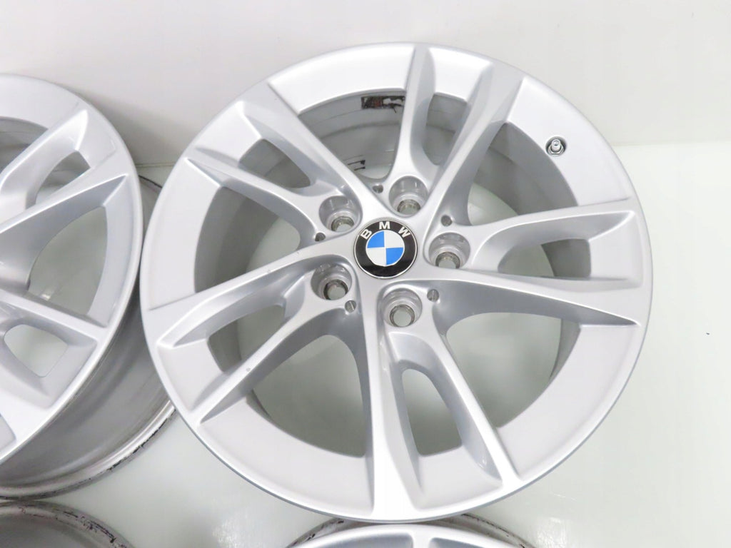 4x Alufelge 16 Zoll 7.0" 5x112 47ET Glanz Silber 6855083 BMW 2 F45 F46 Rim Wheel FEL9043923071oz