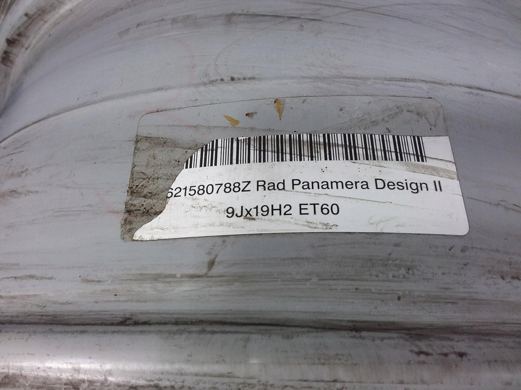 1x Alufelge 19 Zoll 9.0" 5x130 60ET Glanz Silber 97036215807 Porsche Rim Wheel FEL5661397743cd