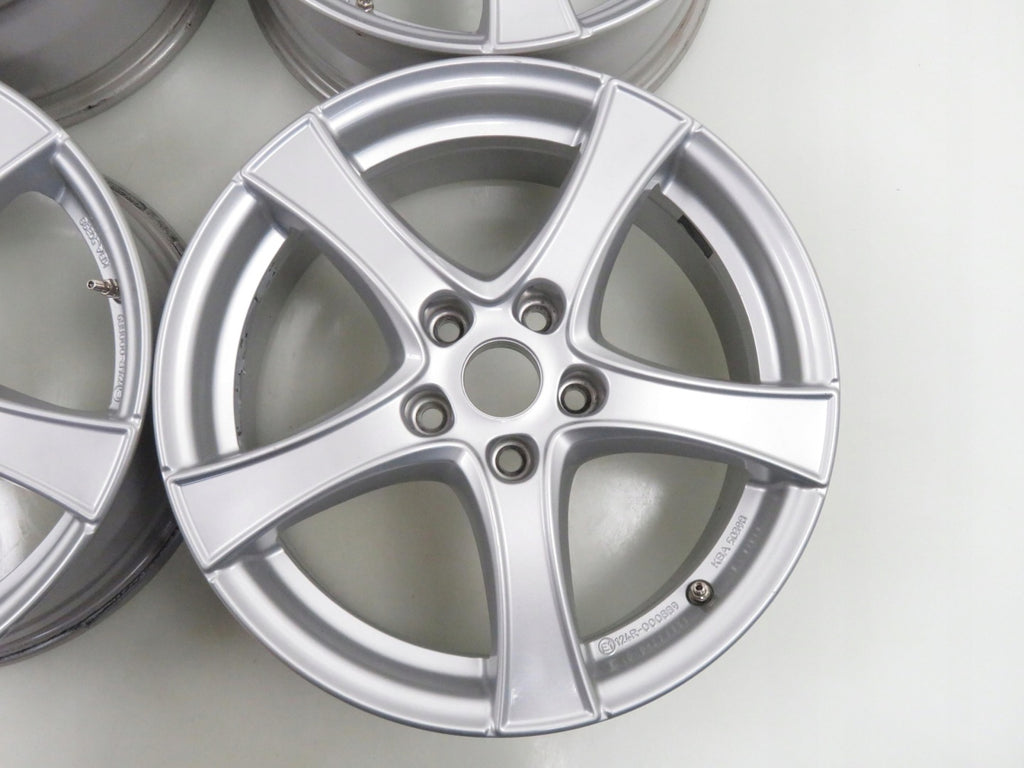 4x Alufelge 17 Zoll 6.5" 5x112 41ET Glanz Silber KBA50398 Audi I Rim Wheel FEL5603814687vv
