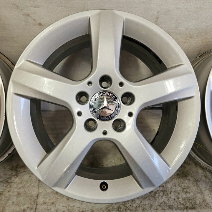 4x Alufelge 16 Zoll 7.0" 5x112 37 5ET A1724010102 Mercedes-Benz Cla Clk Slc Slk FEL6165909561he