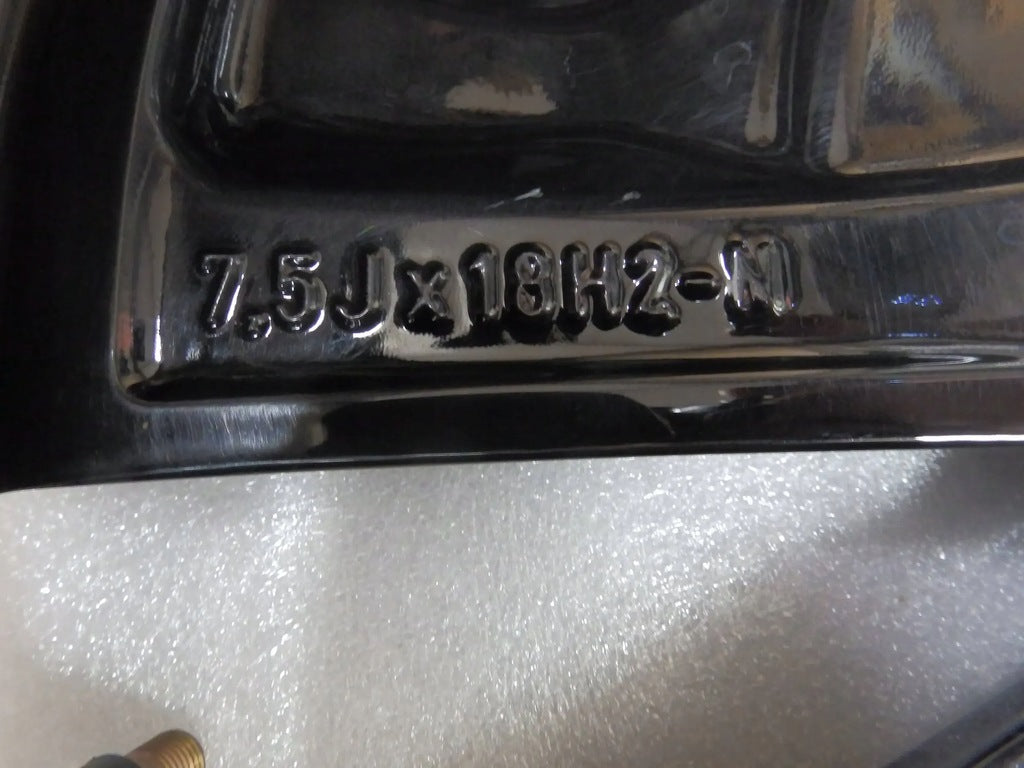 1x Alufelge 18 Zoll 7.5" 5x112 52ET Glanz Schwarz A4474015500 Mercedes-Benz Vito FEL8753576246nt