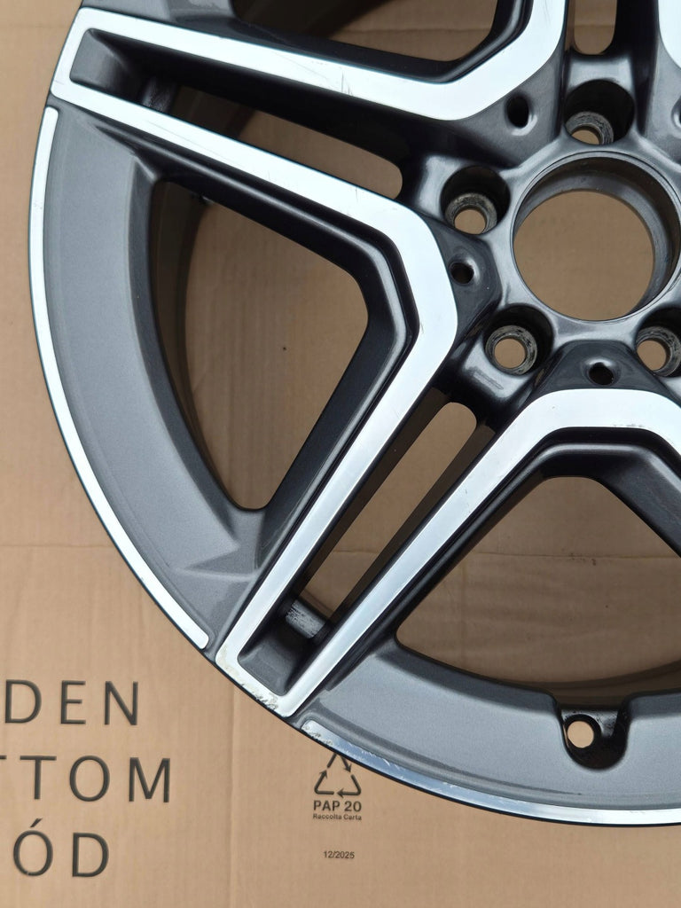 1x Alufelge 18 Zoll 7.5" 5x112 44ET Glanz Grau A2054019500 Mercedes-Benz W205 FEL3618456265gn