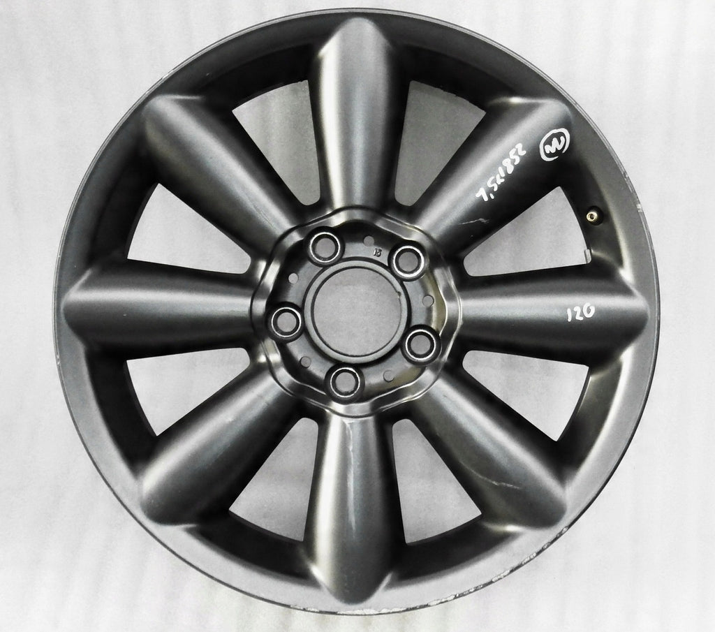 1x Alufelge 18 Zoll 7.5" 5x120 52ET Matt Schwarz 9804374 Mini Countryman R60 R61