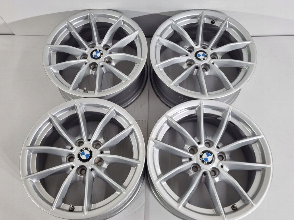 4x Alufelge 16 Zoll 6.5" 5x112 22ET Glanz Silber 6876921 BMW Rim Wheel FEL4423989707jh