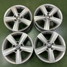 Load image into Gallery viewer, 4x Alufelge 16 Zoll 6.5" 5x112 46ET Glanz Silber 5G0601025BN VW Golf Vii FEL4480222494xk
