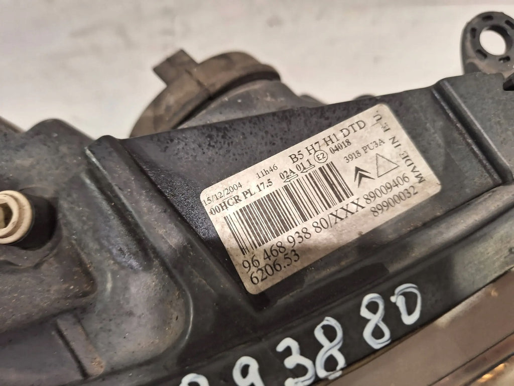 Frontscheinwerfer Citroën C4 9646893880 Rechts Scheinwerfer Headlight