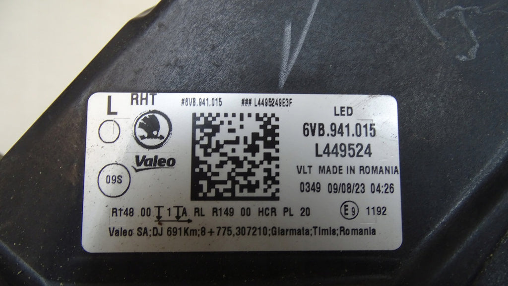 Frontscheinwerfer Skoda Fabia IV 6VB941015 LED Links Scheinwerfer Headlight SCH6825494845ho